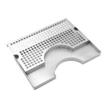 Stainless Steel Beer Drip Tray with Large Drainage Surface for Commercial Countertops