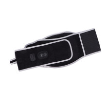 Cintura riscaldante portatile 116x17cm nera massaggiatore USB