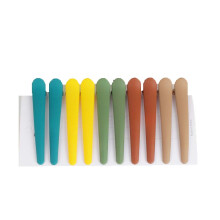 Haarstyling-Accessoires mit matter Oberfläche, knickfreie Haarspangen mit Entenschnabelform zum Abteilen von Haarpartien, angenehm zu tragen für