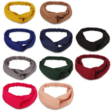 Bequeme, geknotete Haarbänder für Damen, neutrale Farben, modischer, breiter Knoten oben, hochwertiges Material, hält sicher an Ort und Stelle,