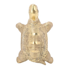 Feng Shui-ornament symbol på lang levetid håndlaget messingskilpaddefigur, premium messingmateriale fint håndverk dekorative statuer som passer