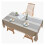 Table Cloth Symmetry Solid Linen Tablecloth With Tassel Thickened Rectangular 140x140cm Wedding Dining Tea Table Cover 1