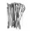 100Pcs Cable Tie Stainless Steel Hose Zip Tie Self Locking Set Kit for Wire Line Type A 1