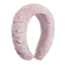 Modieuze haarband voor dames, fluwelen gevlochten haarband met parelvulling combineert vintage charme met moderne stijl. De brede knoop zorgt voor