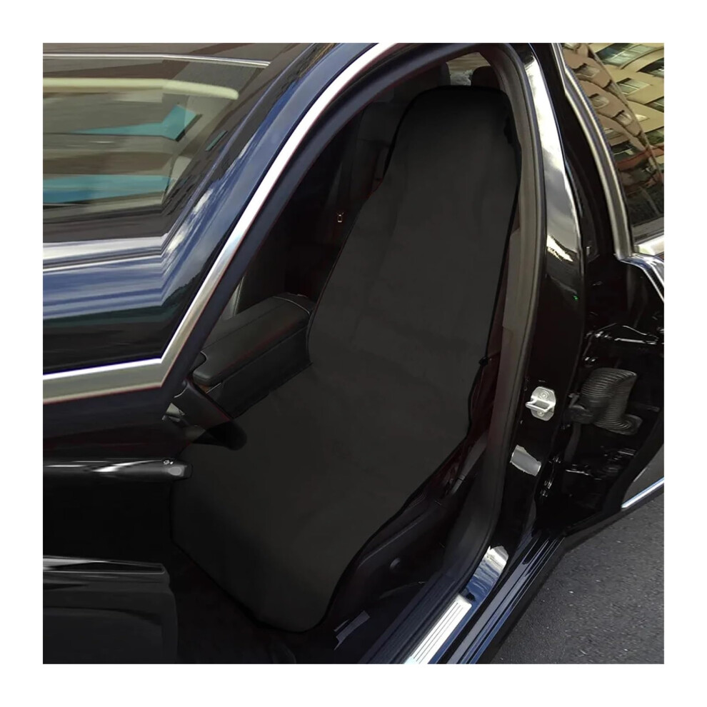 Universal Car Seat Cover Waterproof Sweat Proof Pet Friendly Washable For All Seasons Black 9382693510884