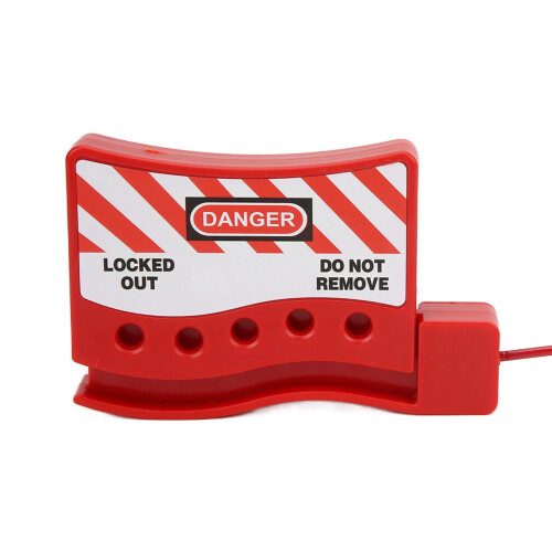 High Toughness Adjustable Cable Lockout for Versatile Safety Applications 2