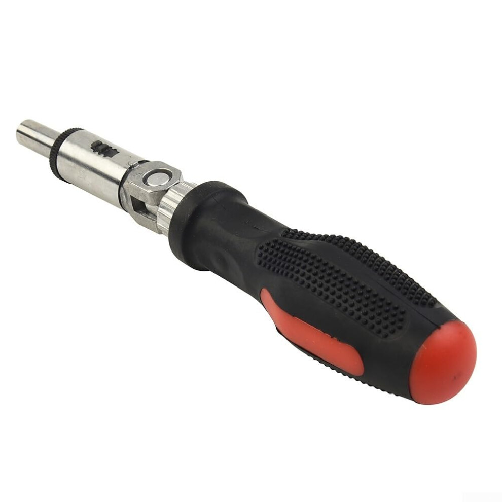 14 Inch 180 Degree Rotating Ratchet Screwdriver With Magnetic Tip For Tightening And Loosening Screws 9382693511034