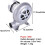 220V Variable Speed Blacksmith Forge Blower with Noise Reduction Electric Air Blower Fan for BBQ 2