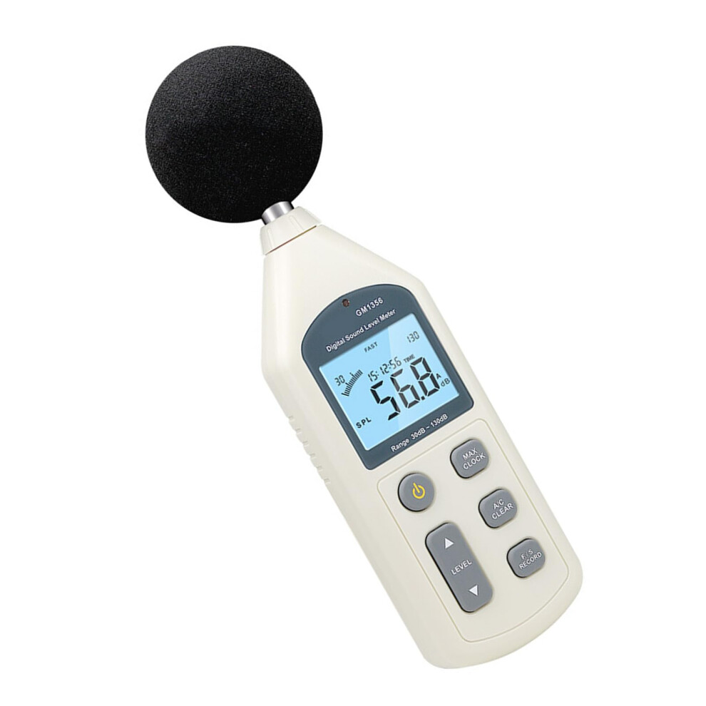 Gm1356 Decibel Meter 30-130Db Digital Noise Measuring Device With Weighted 47000 Data Record Export Function 9199774178365
