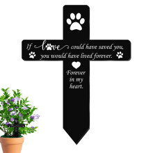 Pet Grave Markers Acrylic Dog Headstone, Cat & Dog Pet Tombstone, Garden Cemetery Sign, Lawn Ornament
