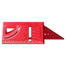 Aluminiumlegierung Holzwerkzeug Schneidwinkel 3D Gehrungsanschlag 45/90 Winkelmesswerkzeug