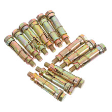 12pcs Carbon Steel Heavy Duty Expansion Bolts Concrete Wall Anchors for Secure Mounting