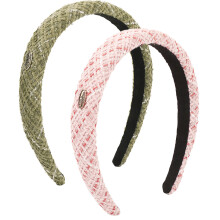 Glamoureuze haarband met strasssteentjes en parels, antislip en gevoerd, geschikt als modieuze haarband voor dames, duurzaam voor gebruik binnen en