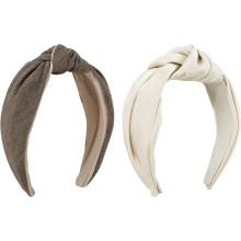 Modisches Haarband im Turban-Stil für Damen, einfarbig, angenehm zu tragen, dehnbares Material, schützt das Haar bei Hochzeiten, Partys, Festivals