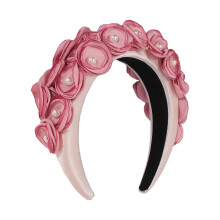 Parelgeknoopte haarband in boho-stijl, sprankelend haaraccessoire, elegant en charmant uiterlijk, comfortabele parelhaarband voor bruiloften, feesten