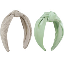 Haarband im Turban-Stil in Unifarben für Damen, dehnbares Material, modisches Accessoire, angenehm zu tragen, schützt das Haar, ideal für