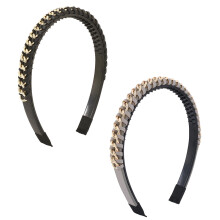 Moderiktiga kedjepannband, elegant satinpannband för bländande design, fantastisk presentidé