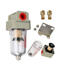 1/4 Inch Air Pump Compressor Filter Pneumatic Universal Oil Catch Tank Water Separator