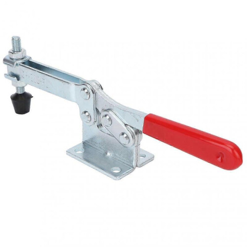Toggle Clamp 230kg Clamping Force High Efficiency Horizontal Quick Release Toggle Clamp with Plastic Handle for Welding 1