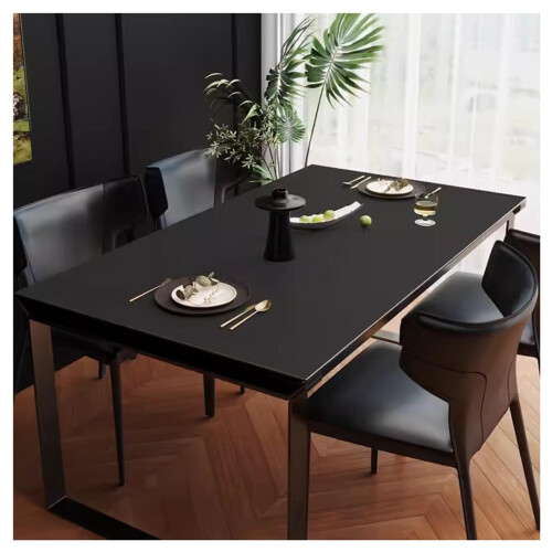 Faux Leather Table Cloths Rectangular 60x100cm, Wipeable Waterproof, HeatResistant Vinyl, Extra Large Mats