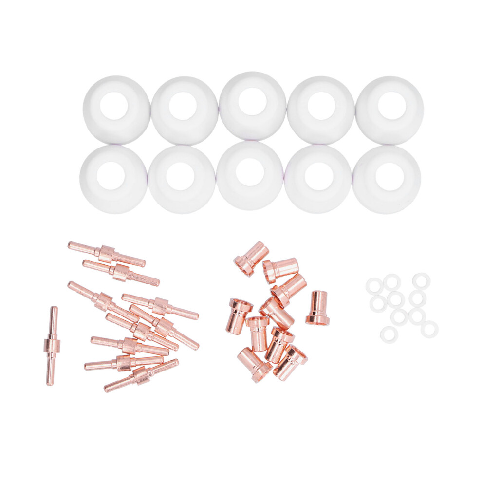 40Pcs Plasma Cutting Torch Consumables Kit For Pt31/Lg40/Cut40 8431377255861