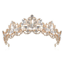 Prinsessenkroon voor vrouwen, strass-koninginnentiara met romantische kristallen, versiering voor bruiloften, gala's en bruidsfeesten voor