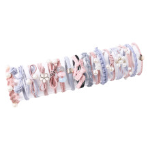 Faixas de cabelo com pérolas e pulseira ajustável, design moderno para líderes de torcida, mulheres e meninas - adequadas para cerimônias,