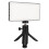 Lampe photo à intensité variable avec éclairage doux, lampe vidéo LED, réglage progressif de l'intensité, diffuseur intégré, batterie 2