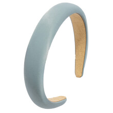 Antislip haaraccessoire voor dames, brede hoofdband met dikke haarlus en gewatteerd ontwerp, zachte PU-leren haarband voor alle gelegenheden,