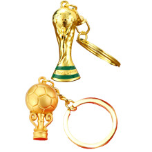 Portachiavi in materiale affidabile, ciondolo a forma di mini pallone da calcio dal design accattivante per i tifosi, decorazioni pratiche e