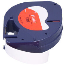 Erstatter DYMO LetraTag-refiller 91331 Refill til hvitt papiretikettbånd Enkel å bruke Holdbar Vanntett Oljebestandig Passer for kontorbruk