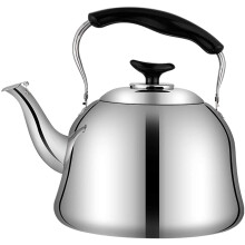 Tea Kettle Whistling Teapot With Ergonomic HeatResistant Handle For Stove Kettle Silver 3L