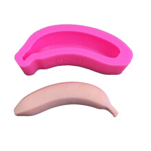 Banana Shaped Silicone Fondant Molds for Creative Cake Decorating and Christmas Baking