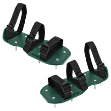 Garden Airator Footwear Adjustable Metal Shafts, Flexible Fasteners, Deep Soil Penetration, Modifiable Shafts for Lawn