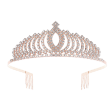 Syntymäpäiväkruunut naisille, prinsessakruunu korkealaatuisesta materiaalista, elegantit ja yksinkertaiset tiarat uudelleenkäytettäviin juhliin