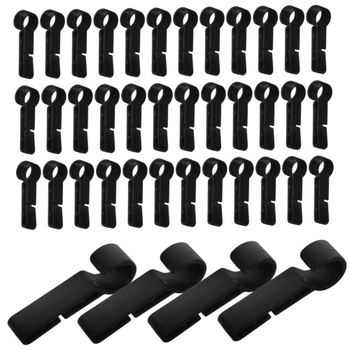 Hard Hat Light Clips 100 Pack Plastic Headlamp Hooks For Rope Light Mounting Compatible With Hard Hats