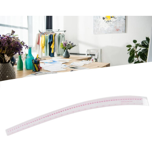 60cm Long Ruler Plastic Accuracy Metric Ruler For School Office Home Use 2