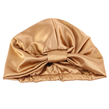 Silkkinen satiinivuorattu yömyssy, kevyt puuvillajersey sileille hiuksille Charmeuse Satin, suojaa hiusten kosteutta sopii kaikille hiustyypeille