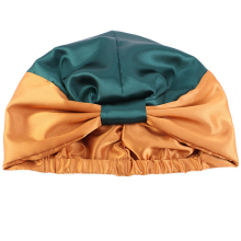 Silky Satin Lined Sleeping Cap, Lightweight Cotton Jersey for Smooth Hair Charmeuse Satin, Protects Hair Moisture Suitable for All Hair Types