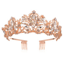 Elegant Princess Rhinestone Crown, Queen Tiara For Girls With Handcrafted Supreme Sparkle, Exquisite Craft Design For Birthday, Party, Church, And Pro