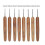 20Pcs/Lot Crochet Hooks Needles Bamboo Handle Weave Sewing Tools Set Kit 5