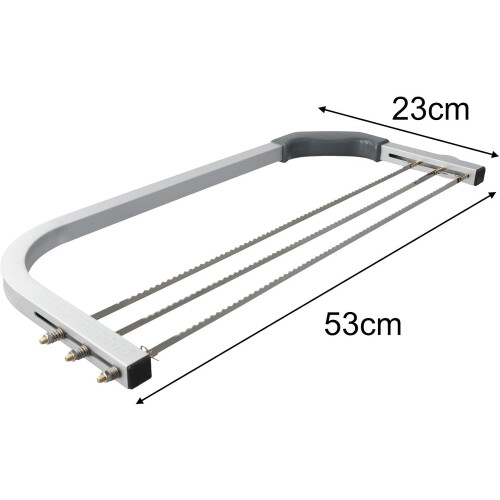 Adjustable Cake Leveler with 3 Wires for Precise Layer Cutting and Even Layer Slicing 2