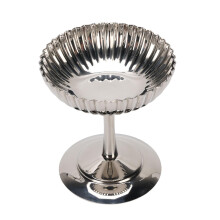 Stainless Steel Ice Cream Cups with Elegant Goblet Design for Dessert, Pudding and Fruit Serving