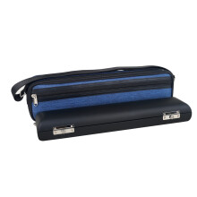 Exquisite Flute Carrying Case with Shoulder Strap for 16/17-Hole Instruments