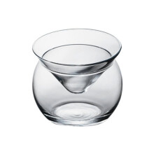 Elegant Crystal Martini Cocktail Glasses with Triangle Base for Chilled Drinks and Desserts