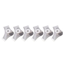 3 Pares de Meias para Neuropatia - Dr Sock Chupetas - Meias de AlíVio para Dor de Neuropatia - Meias para Fascite Plantar - Cinza-L