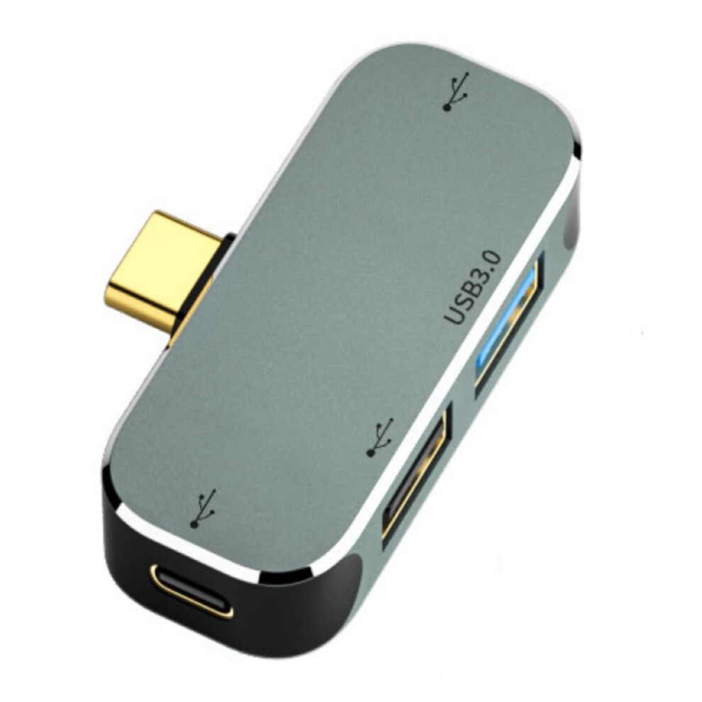 Usb C Hub 4In1 Adapter With 100W Power Delivery, 5Gbps Usb 3.0 For Macbook, Ipad, Samsung Devices 9199774179898