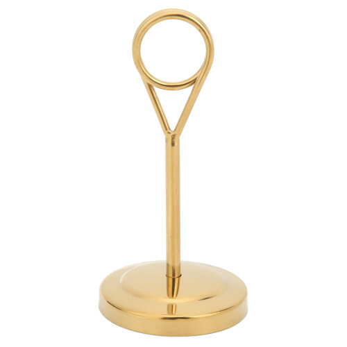 Stainless Steel Table Number Holders Elegant Table Decoration Concise Design High Quality Material Durable Structure Compact Size Lightweight And