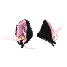 Snyggt pannband för cosplay, pålitligt material, pälsiga nekoöron, lämplig för maskeradbal, fest, en storlek passar de flesta