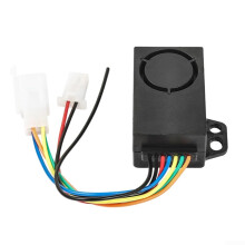 Electric Bike Alarm with Dual Remote, One Button Start, 3672V EBike Anti Theft Security System